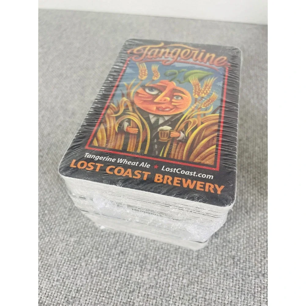 Lost Coast Brewery Beer Coasters Bulk Lot Tangerine Wheat Great White Bars Decor
